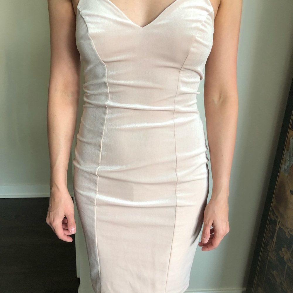 Guess by Marciano Blush Pink Mini Dress